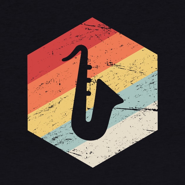 Retro Vintage Saxophone Icon by MeatMan